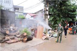 Thái Nguyên chủ động phòng dịch sau lũ